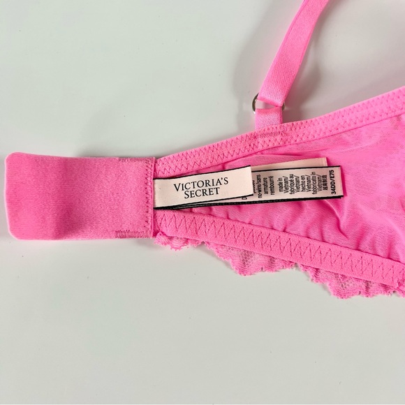 Victoria’s Secret “Dream Angels padded wireless” 34DD bra baby pink - Picture 4 of 6